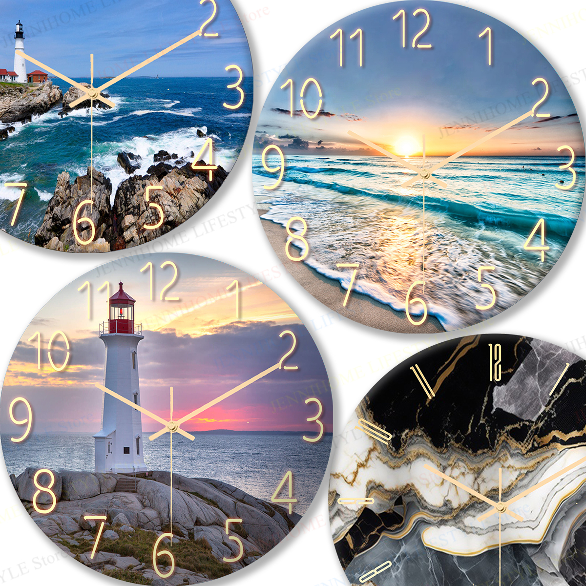 Luxury Watch Europe - Jam Dinding Pantai Jam Seni Dinding