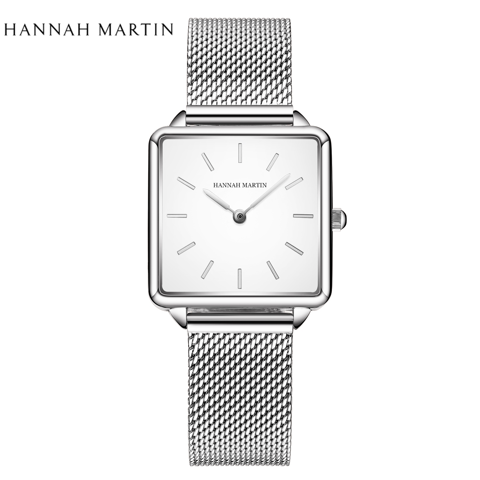 Luxury Watch Casio - Jam Tangan Kuarsa Strap Jaring Baja