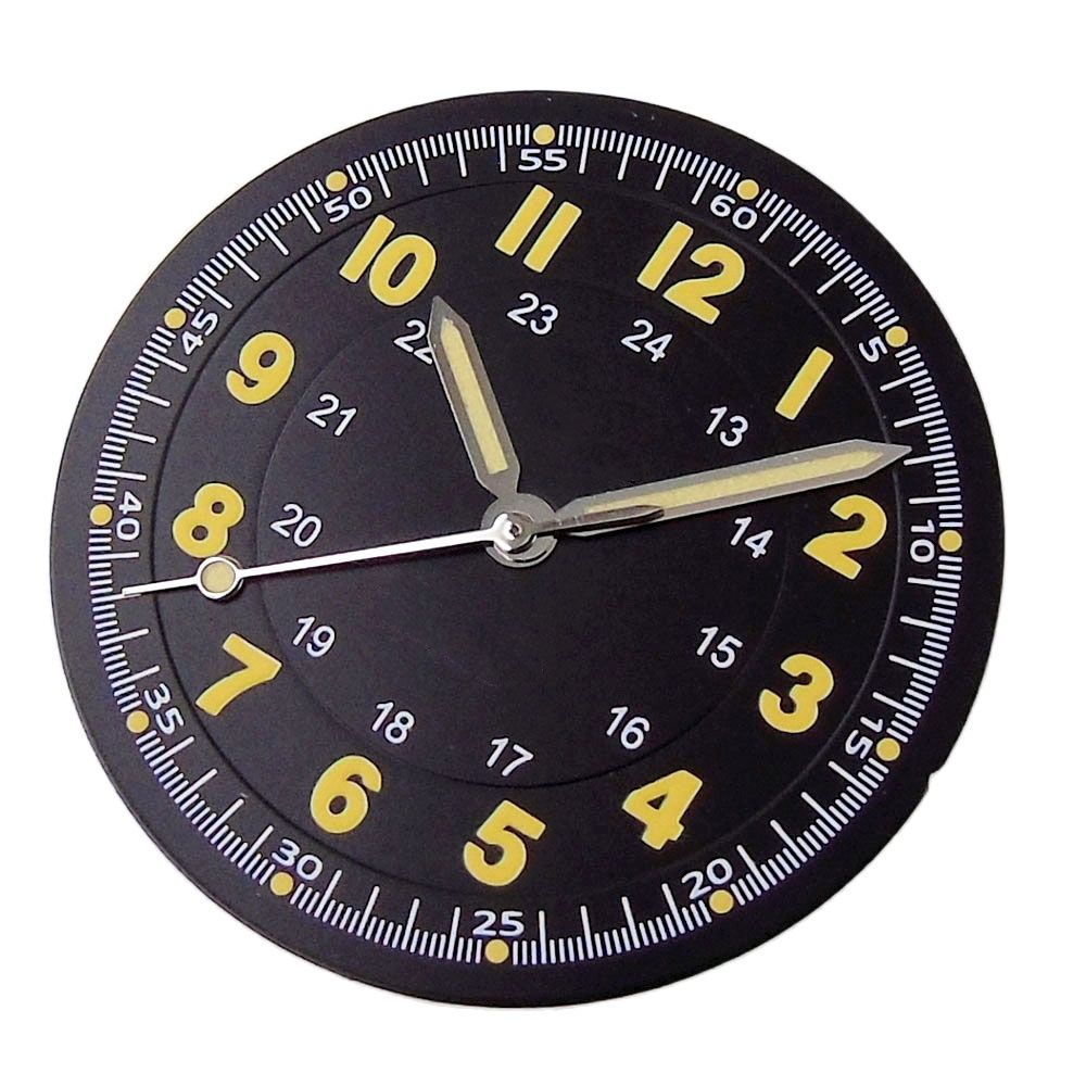 Automatic Pilot Watch - Jam tangan gaya Pilot 29mm, muka
