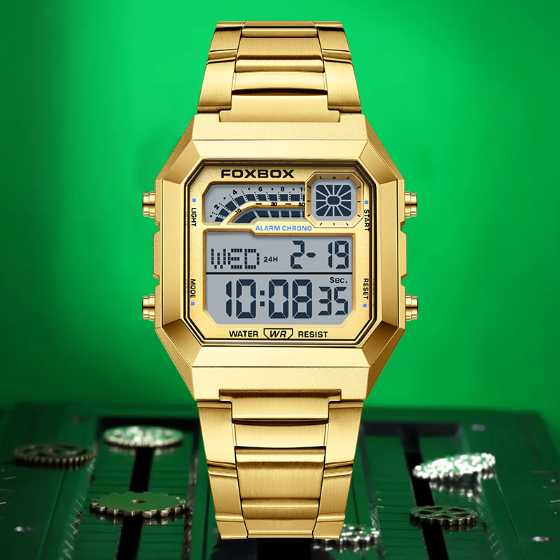 Luxury Watch Hd - FOXBOX LIGE Jam Tangan Pria Digital