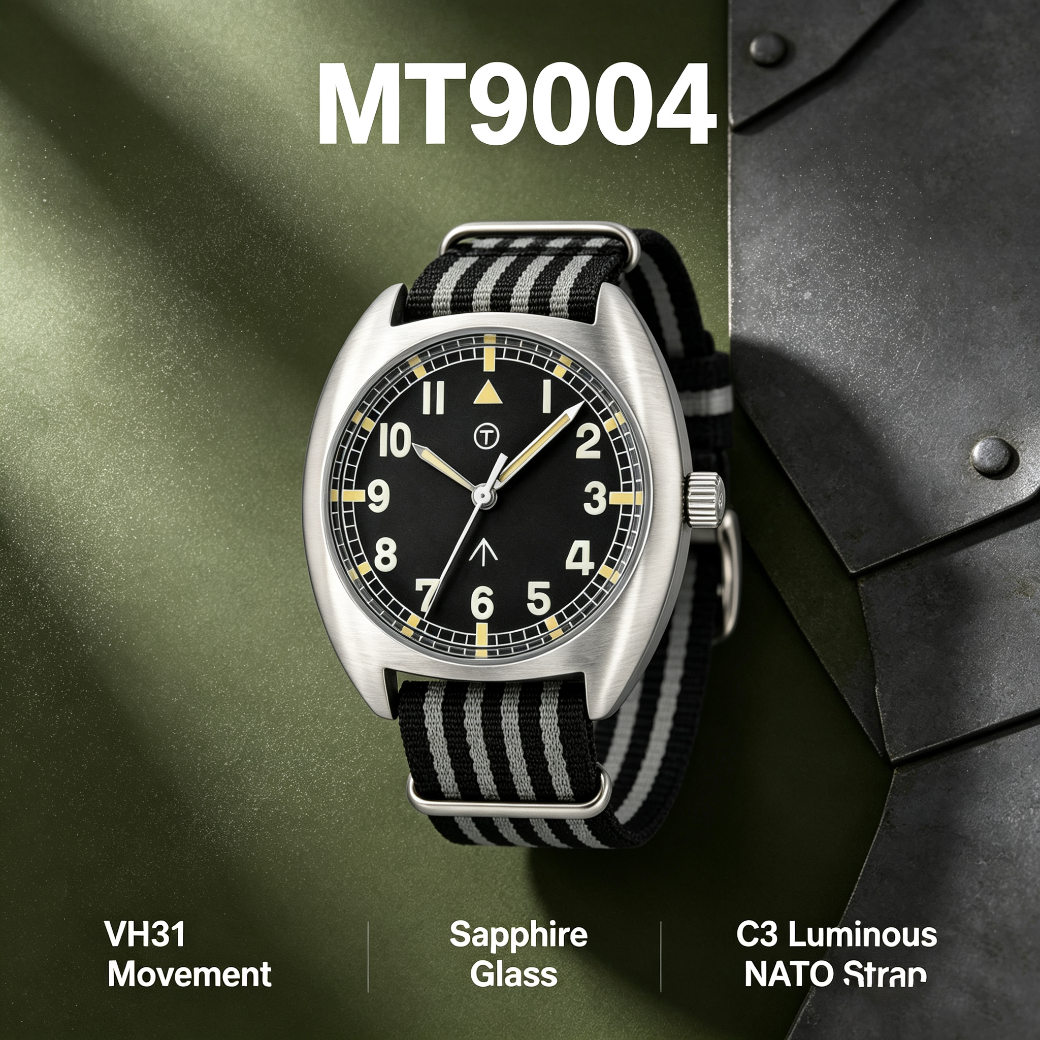 Field Watch Military - MILITREK MT9004 Jam Tangan Quartz Militer