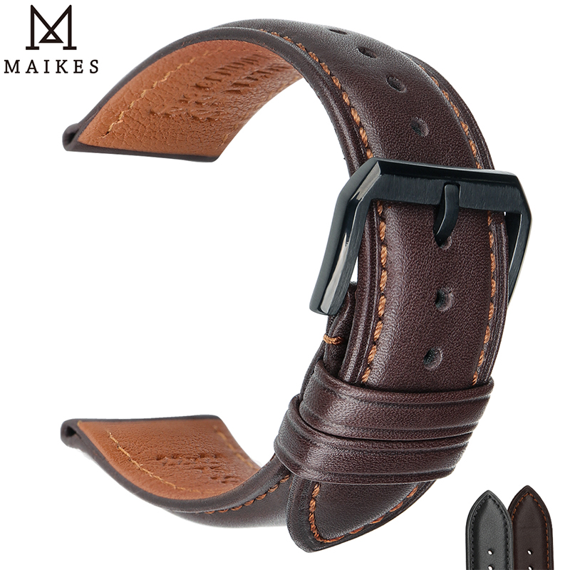 Luxury Watch Casio - MAIKES Mewah Genuine Leather Watch Band