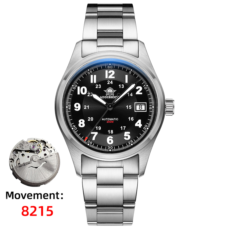 Automatic Pilot Watch - ADDIESDIVE Jam Tangan Otomatis Pria Mewah