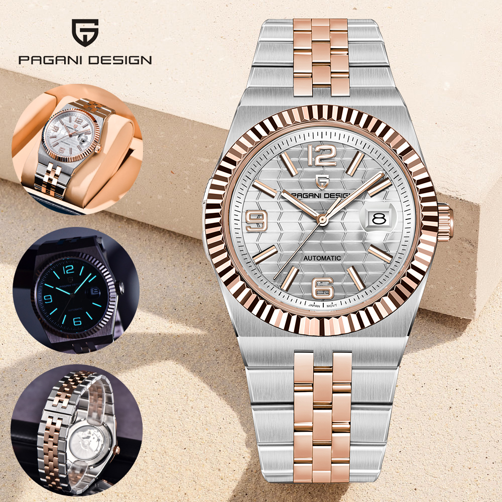 Luxury Watch Gold - PAGANI DESIGN 2026 Jam Tangan Pria
