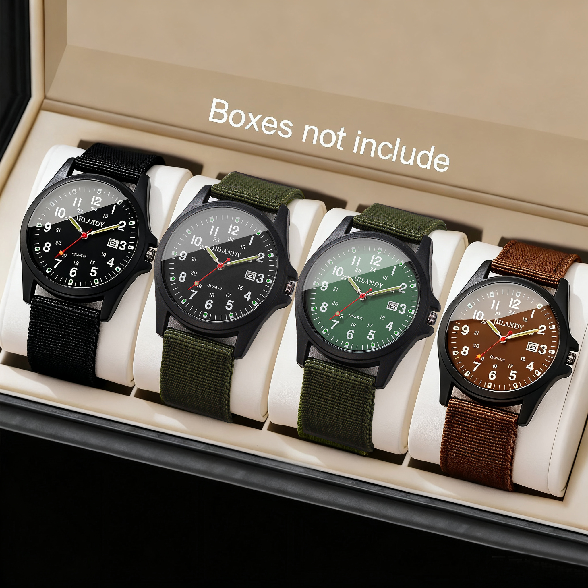 Field Watch Military - 1/4 Buah Jam Tangan Kuarsa Pria