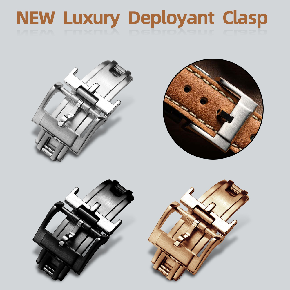 Luxury Watch Gold - Gesper Mewah Baru 16mm 18mm 20mm