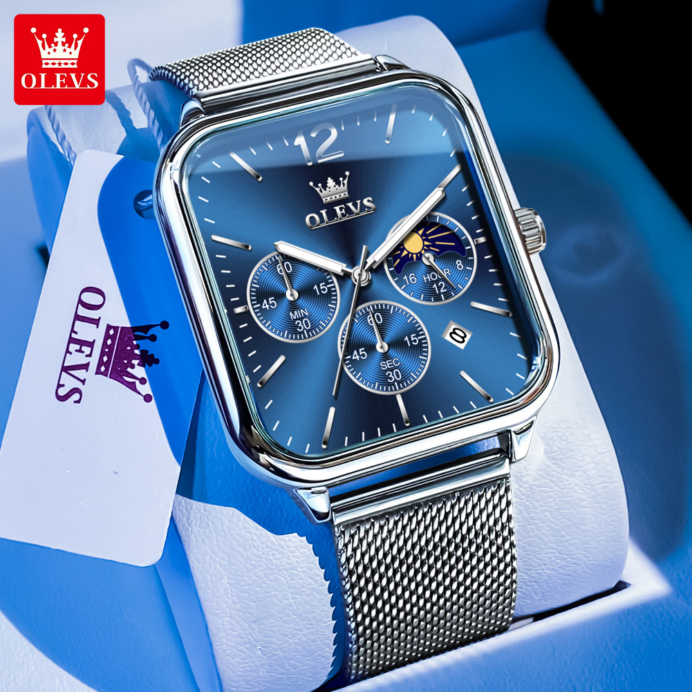 Luxury Watch Top 10 - OLEVS 9914 Jam Tangan Pria Bermerek
