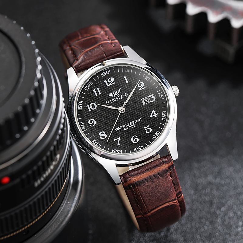 Field Watch Military - Jam tangan pria tali kulit mode