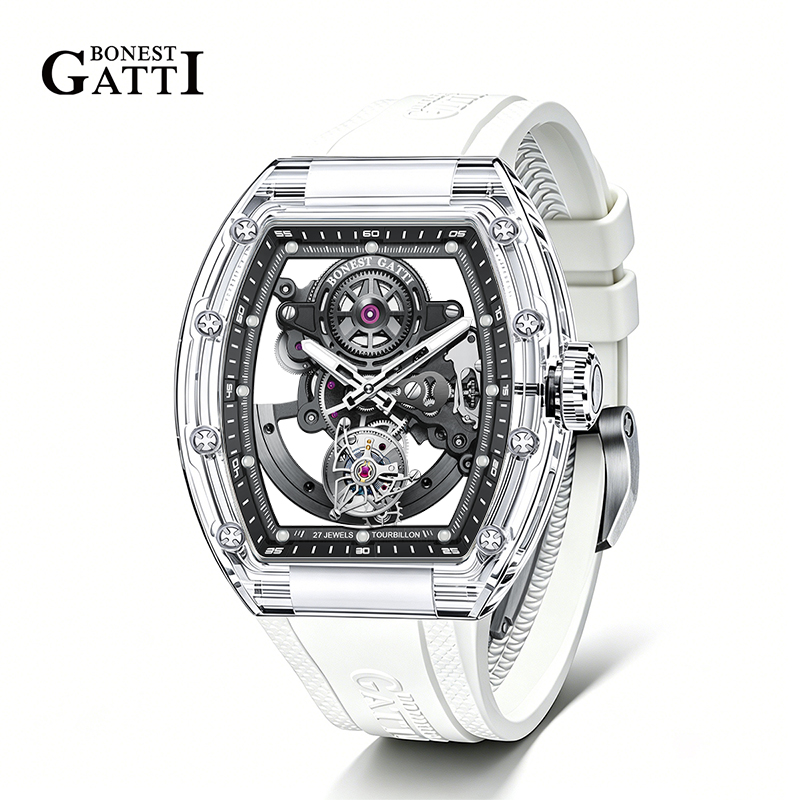 Luxury Watch Brand Tier - Jam Tangan Tourbillon Pria BONEST GATTI