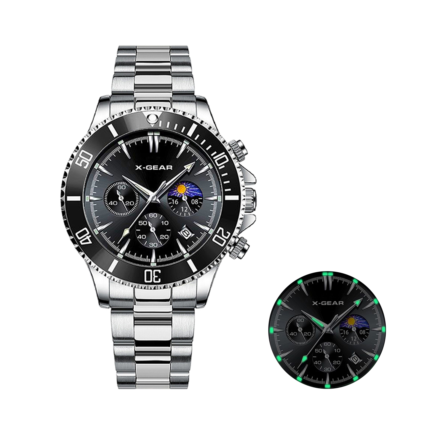 Luxury X I Watch - X-GEAR Jam Tangan Kuarsa Pria Kalender