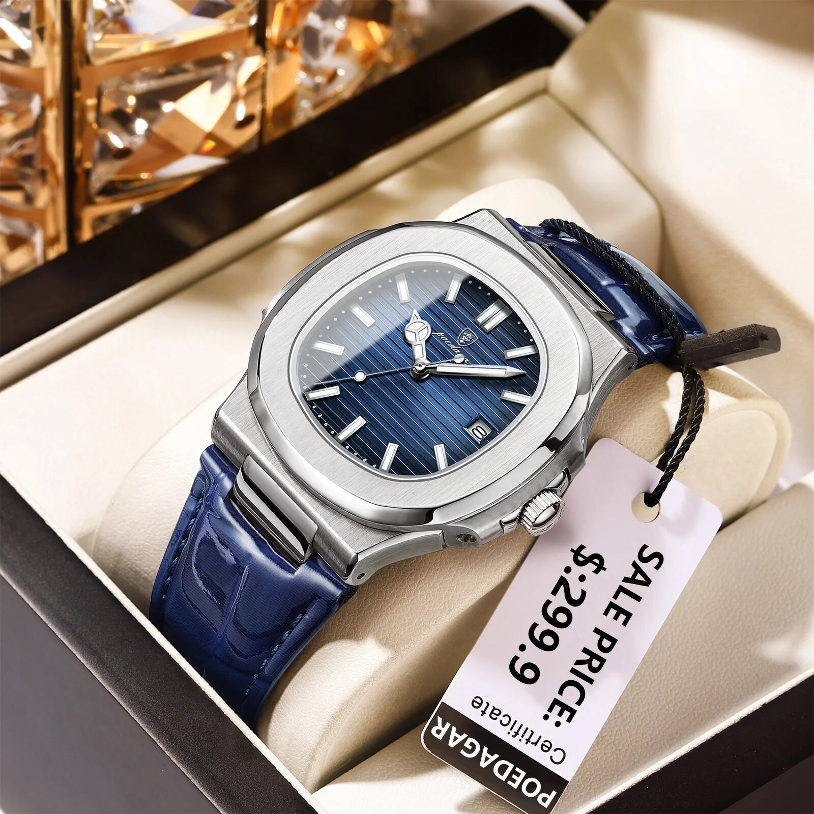 Luxury Watch Top 10 - POEDAGAR jam tangan pria kotak mewah