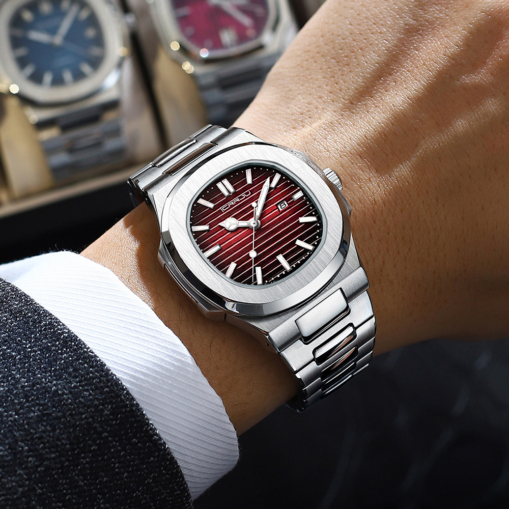 Luxury Watch Top 10 - CRRJU Jam Tangan Pria Bermerek Mewah