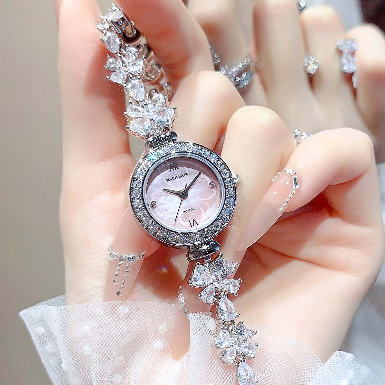 Luxury X I Watch - Jam Tangan Gelang Kupu-kupu Wanita Jam