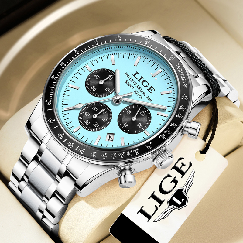 Luxury Watch Top 10 - LIGE Jam Tangan Pria Baru Bermerek