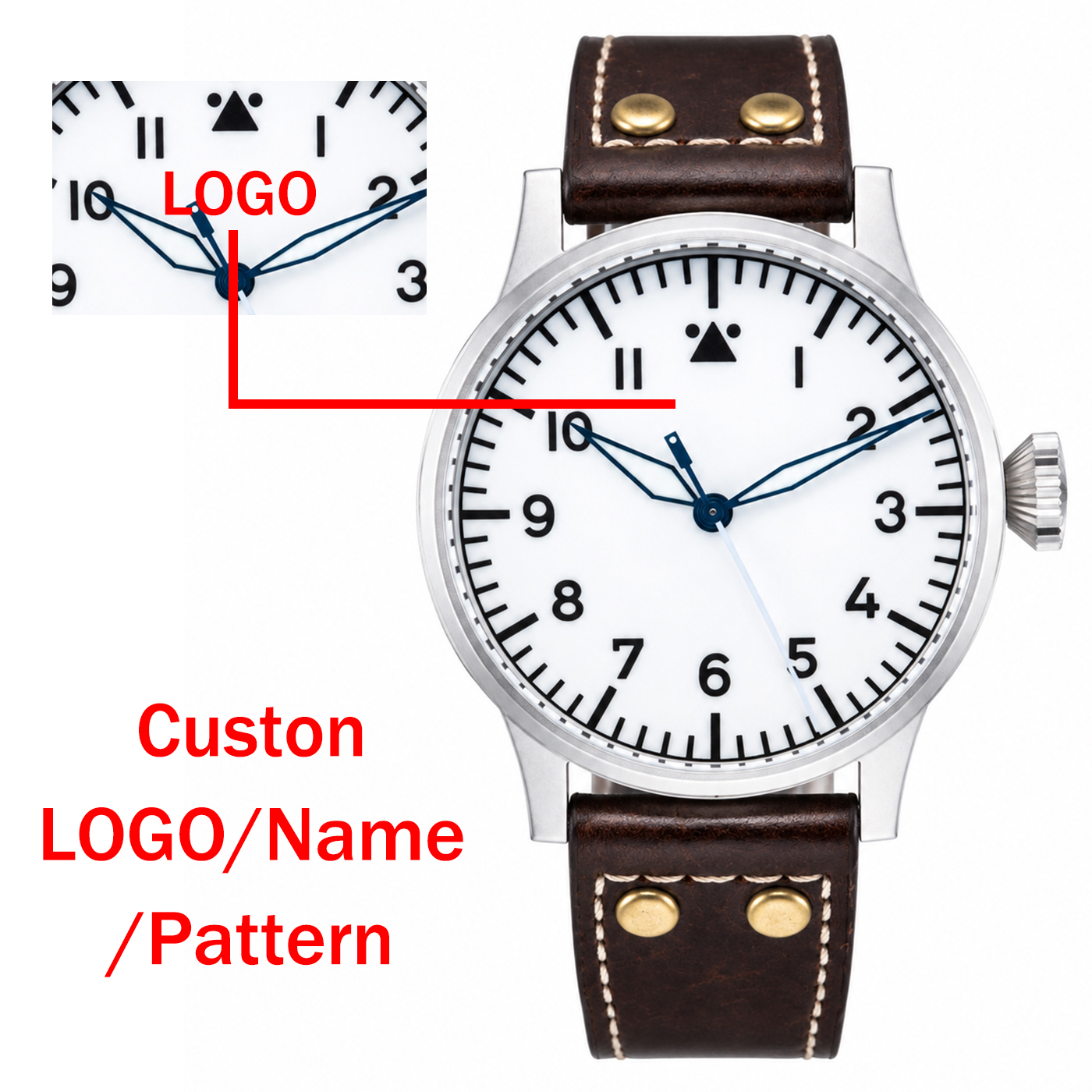 Automatic Pilot Watch - Jam Tangan Pilot Retro Custom Dail