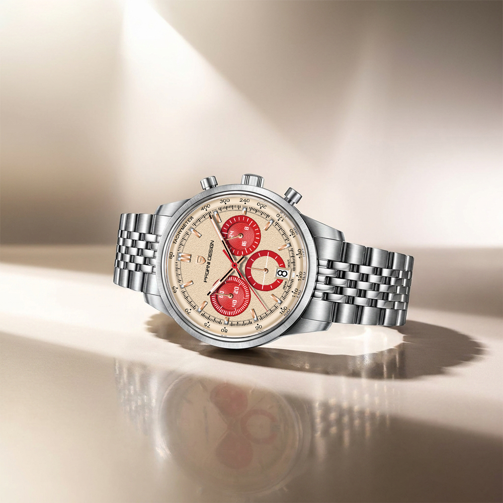 Quiet Luxury Watch - PAGANI DESIGN Jam Tangan Kuarsa VK63