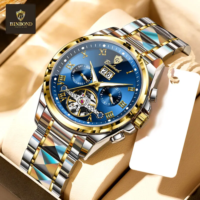 Automatic Pilot Watch - Jam Tangan Pria Mekanik Otomatis Mewah