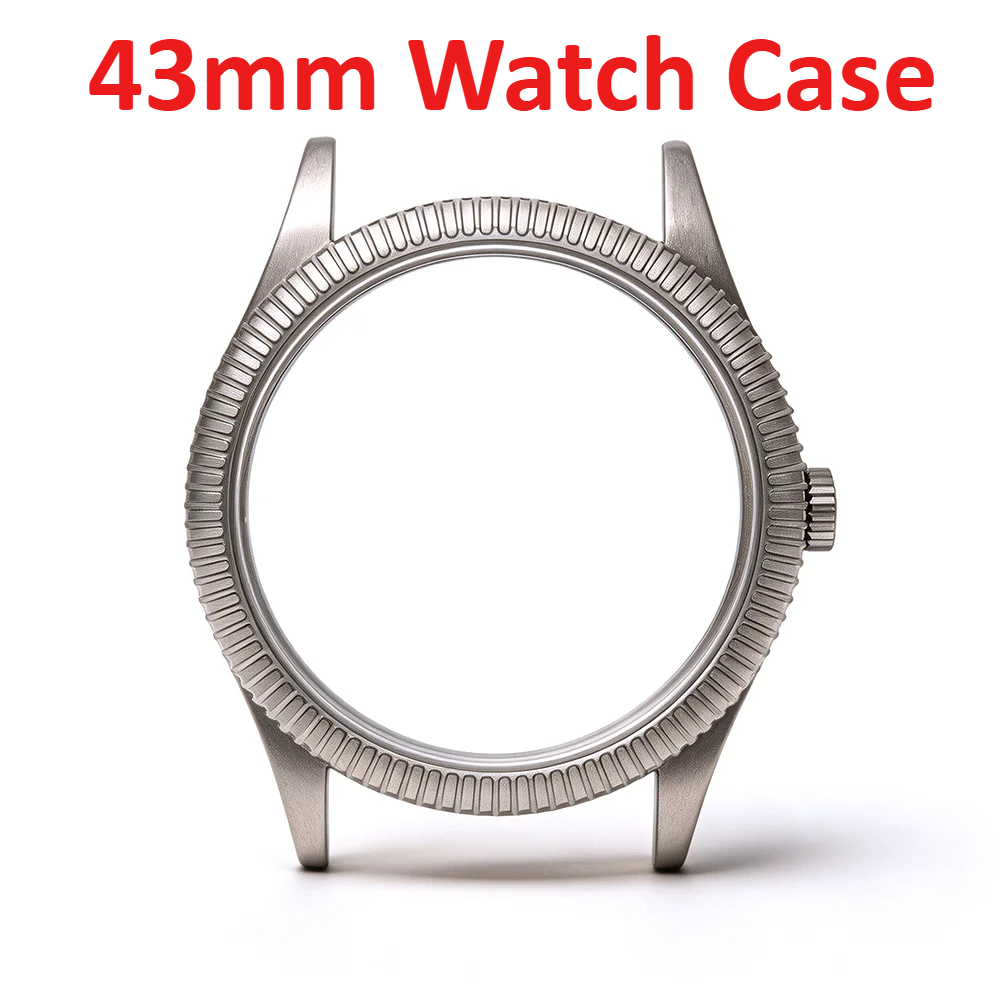 Automatic Pilot Watch - Casing Jam Tangan Abu-abu Paduan Titanium