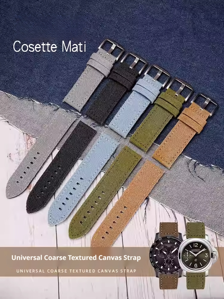 Luxury Watch Casio - Tali Jam Tangan Kanvas + Kulit