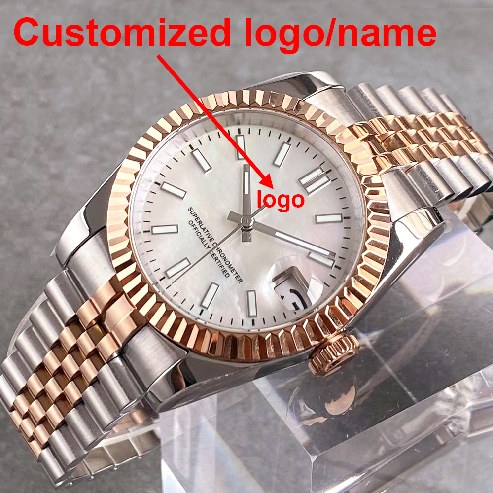 Luxury Watch Gold - Casing Rose Gold Dua Warna Kustom,