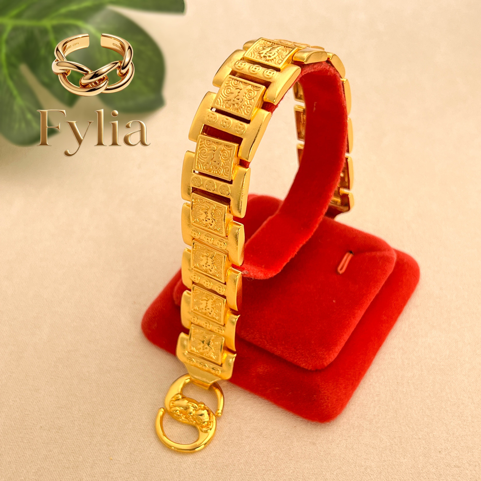 Luxury Watch Service - Perhiasan Fylia Gelang Uang Emas Asli