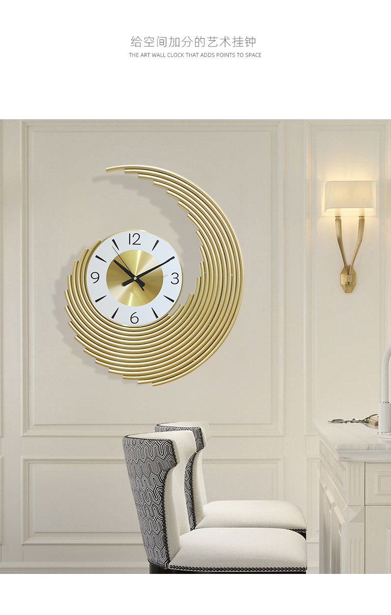 Jam Dinding Logam Mewah Ringan - Luxury Watch Europe ulasan dan harga