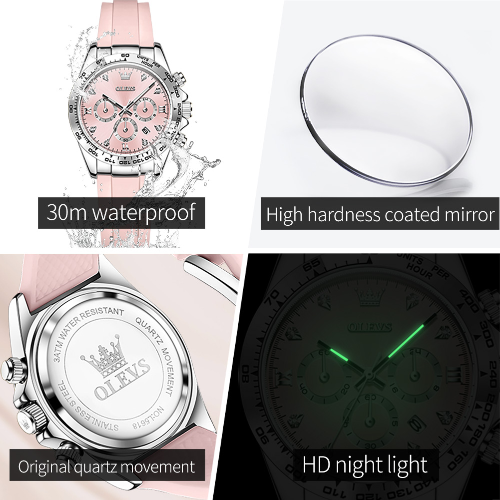 Jam Tangan Wanita OLEVS 5618 H - Luxury Watch Hd ulasan dan harga