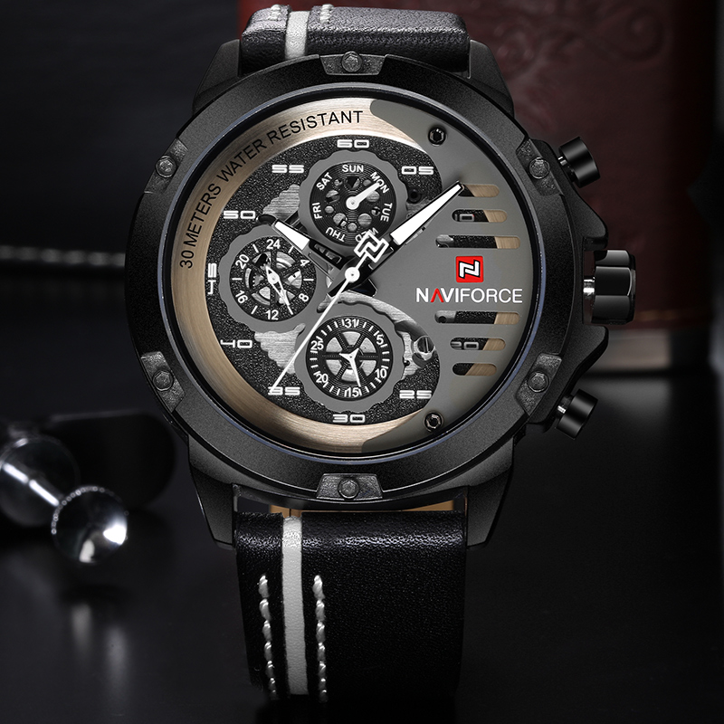 Baru Naviforce Pria Kreatif Ol - Field Watch Military ulasan dan harga