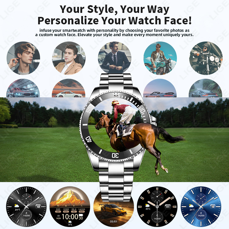 LIGE 2026 Jam Tangan Pintar La - Luxury Watch Hd ulasan dan harga