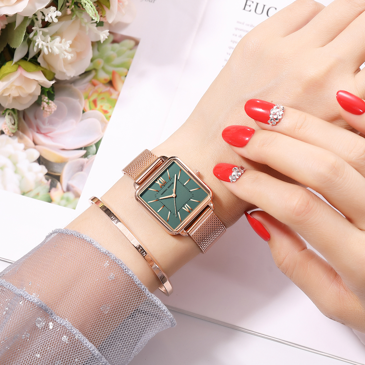 Jam Tangan Kuarsa Strap Jaring - Luxury Watch Casio ulasan dan harga