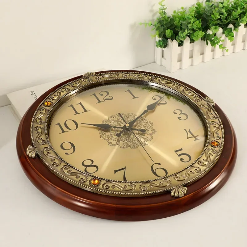 Jam Dinding Kayu Mewah Logam R - Luxury Watch Europe ulasan dan harga