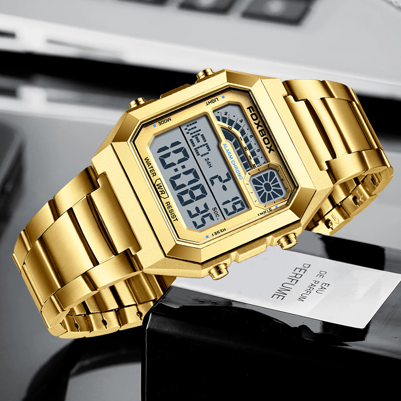 FOXBOX LIGE Jam Tangan Pria Di - Luxury Watch Hd ulasan dan harga