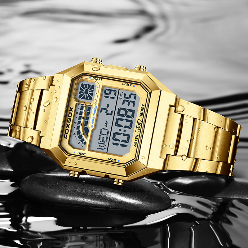 FOXBOX LIGE Jam Tangan Pria Di - Luxury Watch Hd ulasan dan harga