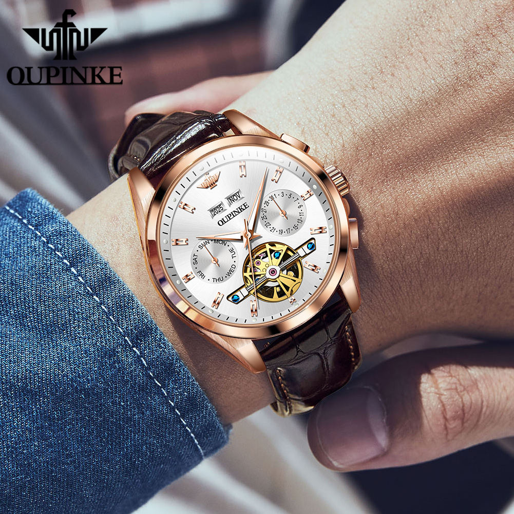 OUPINKE Jam Tangan Pria Jam Ta - Luxury Watch Hd ulasan dan harga