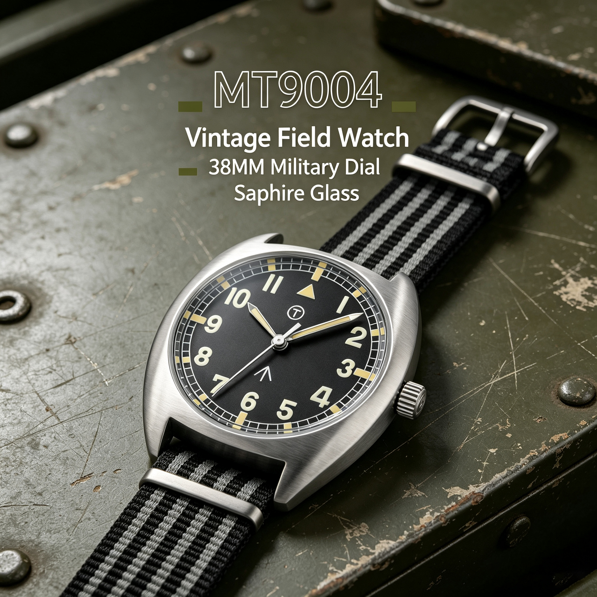 MILITREK MT9004 Jam Tangan Qua - Field Watch Military ulasan dan harga