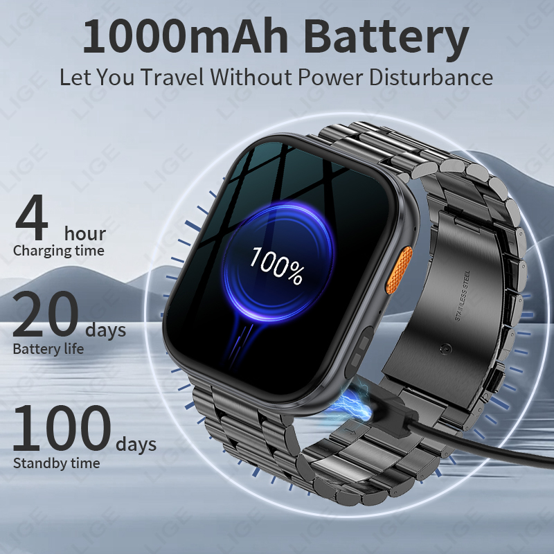 Jam Tangan Pintar LIGE New Mil - Luxury Watch Hd ulasan dan harga