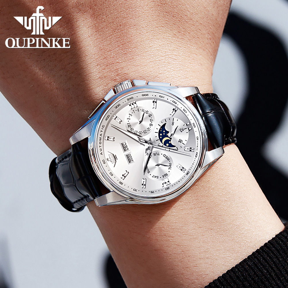 Jam Tangan Pria OUPINKE 3189 M - Luxury Watch Hd ulasan dan harga