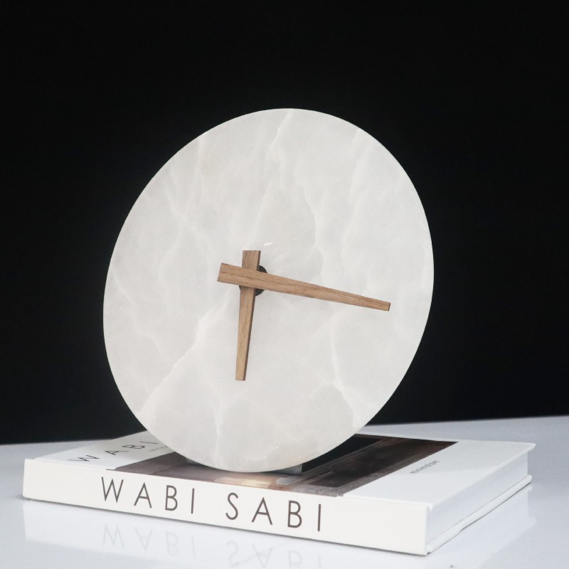 Jam Meja Marmer Jam Meja Dekor - Table Watch Luxury ulasan dan harga