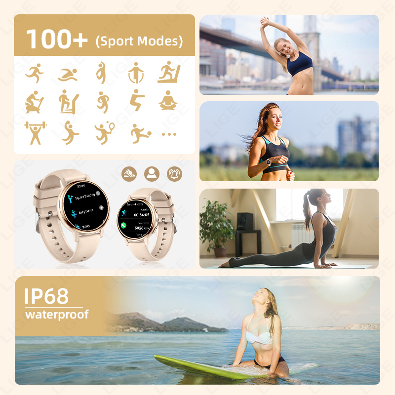 2026 LIGE Jam Tangan Pintar Wa - Luxury Watch Hd ulasan dan harga