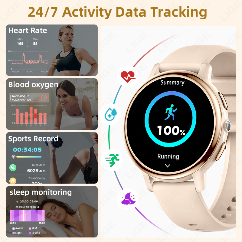 2026 LIGE Jam Tangan Pintar Wa - Luxury Watch Hd ulasan dan harga