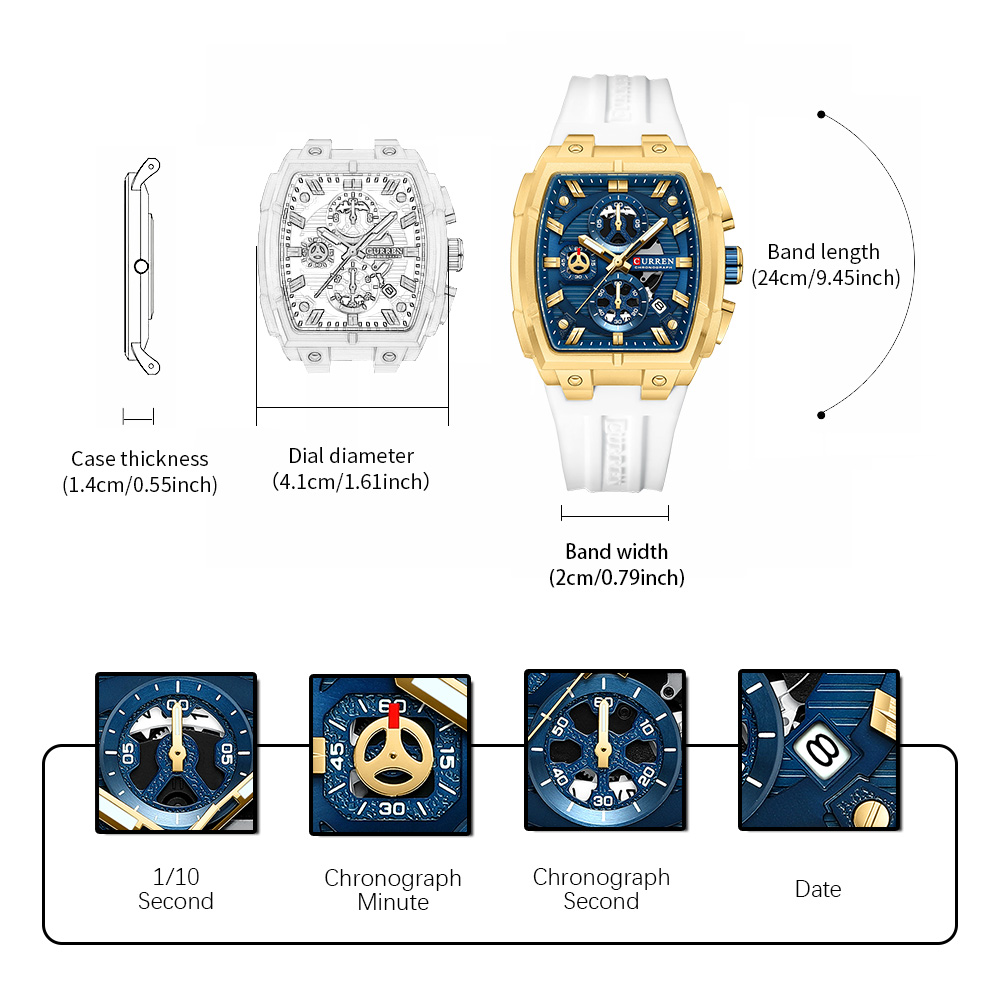 Jam Tangan Mewah Vintage CURRE - Quiet Luxury Watch ulasan dan harga