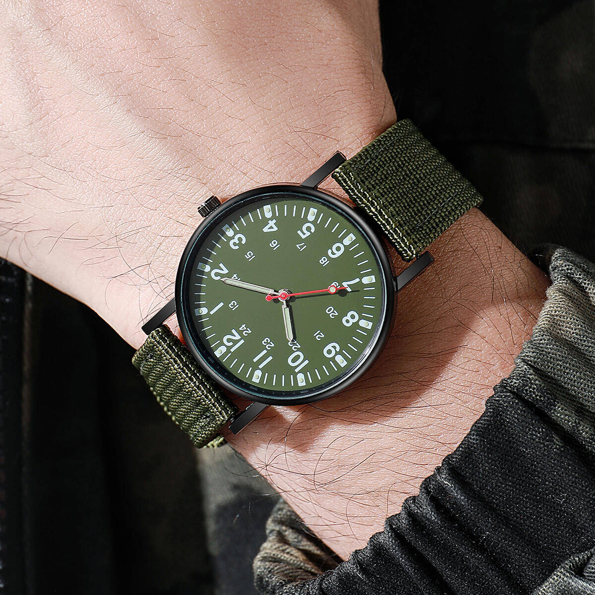 Jam Tangan Pria Jam Tangan Ola - Field Watch Military ulasan dan harga