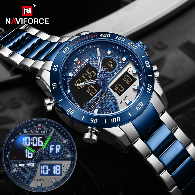NAVIFORCE Jam Tangan Digital u - Field Watch Military ulasan dan harga