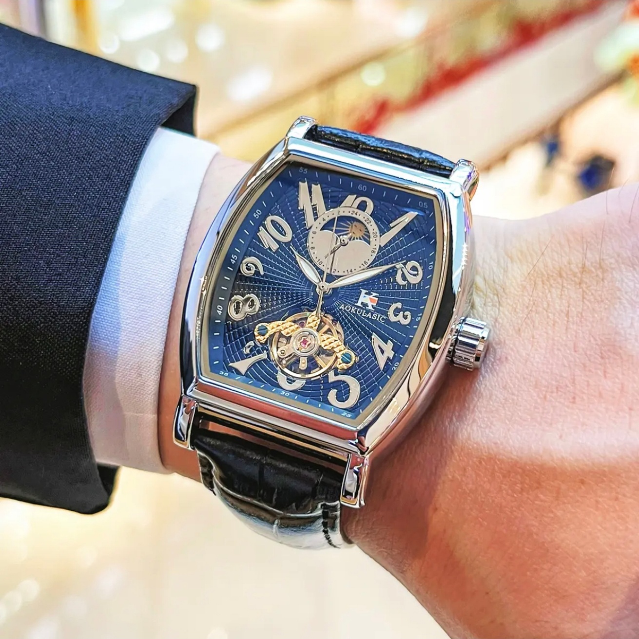 Jam Tangan Mekanis Pria Bentuk - Luxury Watch Europe ulasan dan harga