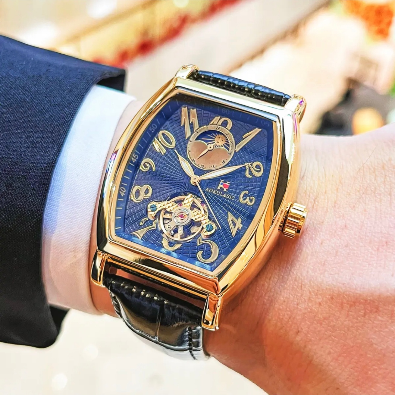 Jam Tangan Mekanis Pria Bentuk - Luxury Watch Europe ulasan dan harga