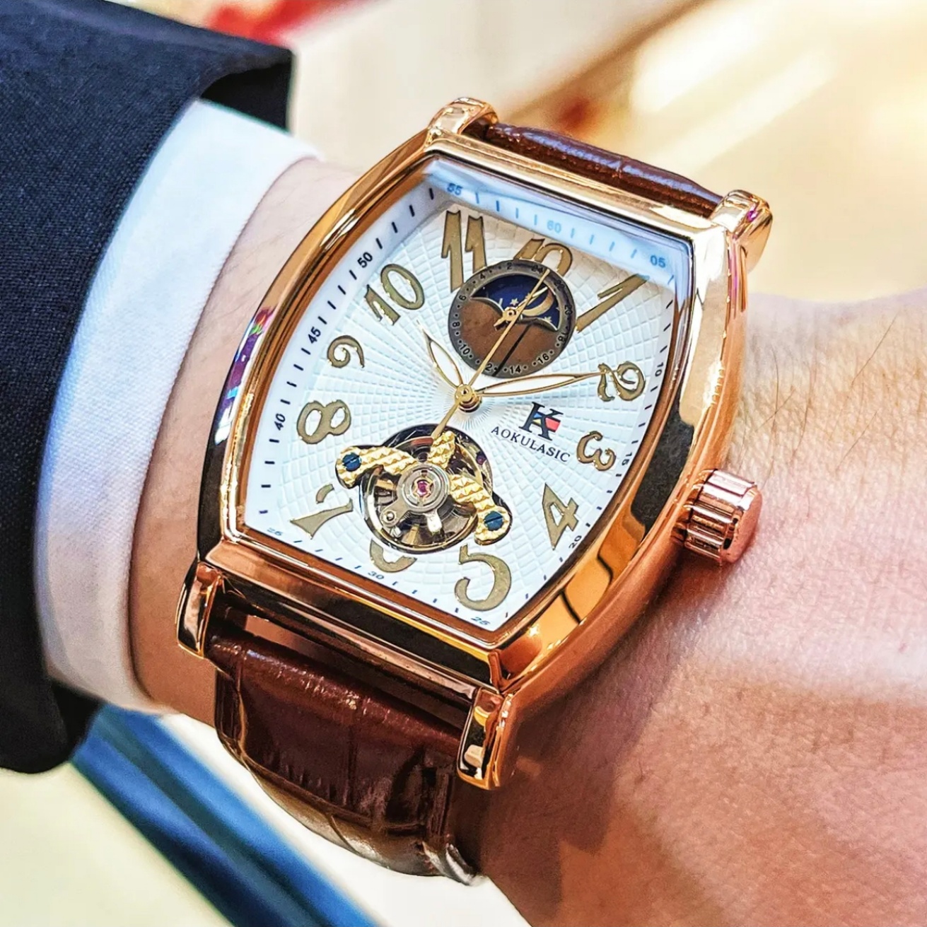 Jam Tangan Mekanis Pria Bentuk - Luxury Watch Europe ulasan dan harga