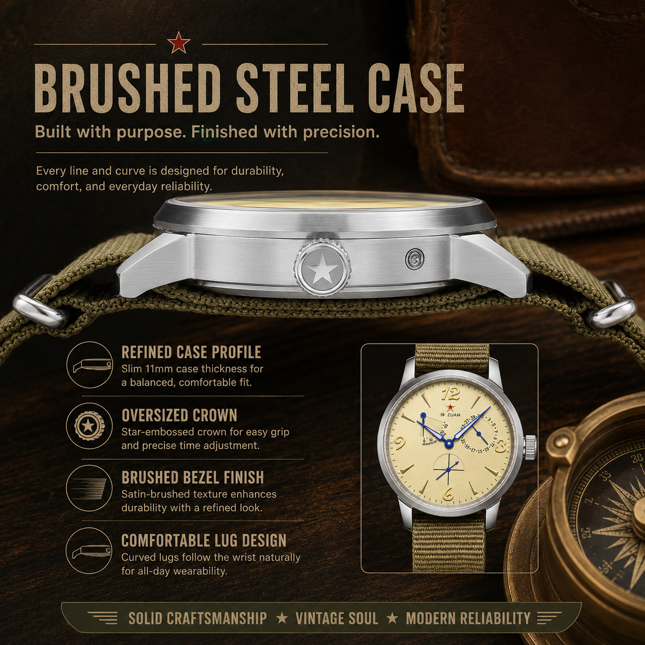 SEAKOSS Jam Tangan Mekanis Oto - Automatic Pilot Watch ulasan dan harga