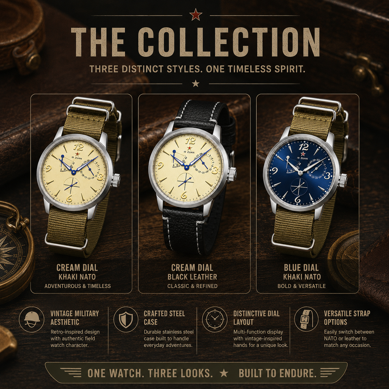 SEAKOSS Jam Tangan Mekanis Oto - Automatic Pilot Watch ulasan dan harga