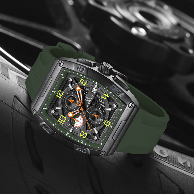 NAVIFORCE Jam Tangan Kalender  - Field Watch Military ulasan dan harga