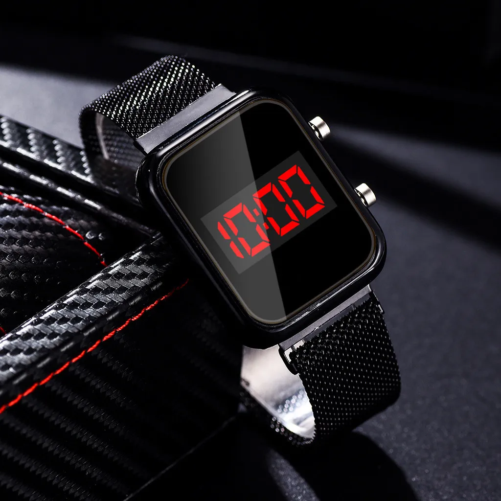 Jam Tangan Digital LED Persegi - Luxury Watch Life ulasan dan harga